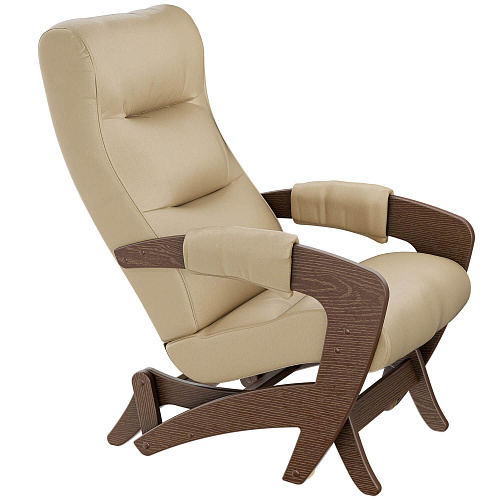 Кресло-маятник Элит Орех антик шпон/Eva 2