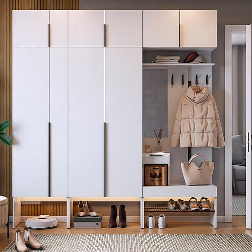 Прихожая Баско К10 белое дерево