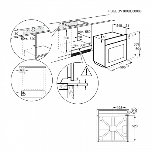 Встраиваемый духовой шкаф Electrolux LOE8P39Z
