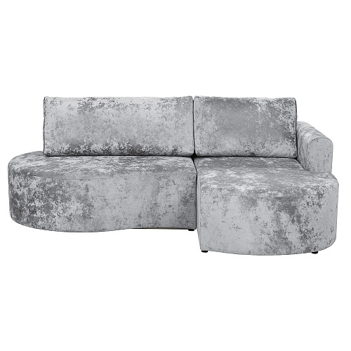 Угловой диван Каир (Левый) PLUSH SILVER