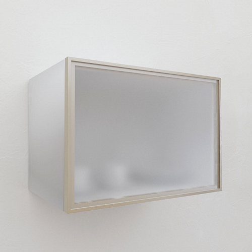 Фасад со стеклом из алюминиевого профиля 500х350