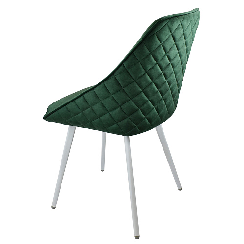 Стул Монти ST Лофт белый муар/Noel Emerald