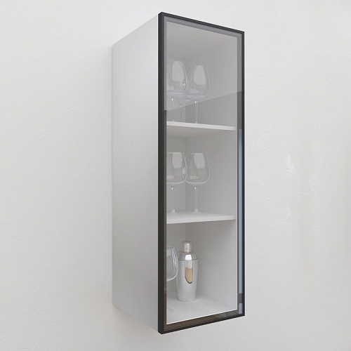 Фасад со стеклом из алюминиевого профиля 300х900