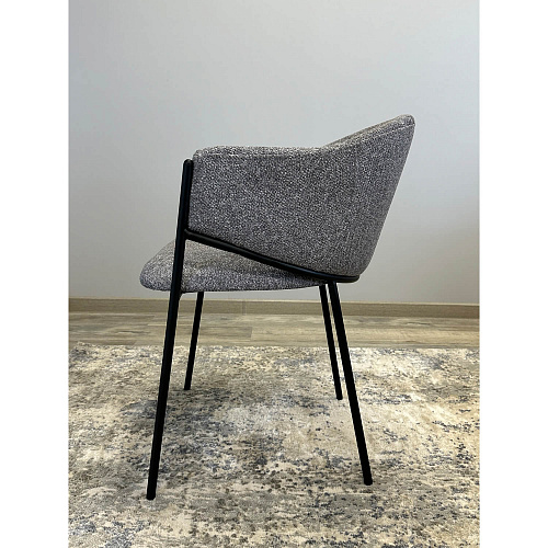 Стул Kenner 308SD черный/серый B12