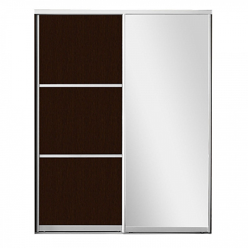 Шкаф-купе 2-х дверный 1755х590 ВАРИАНТ 4 Венге