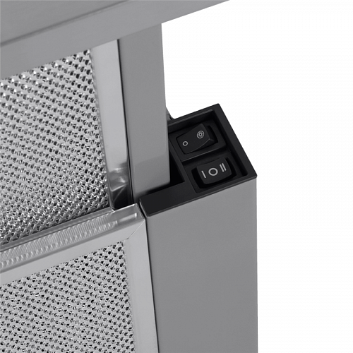 Встраиваемая вытяжка Maunfeld VSQ 60 INOX/GLASS WHITE