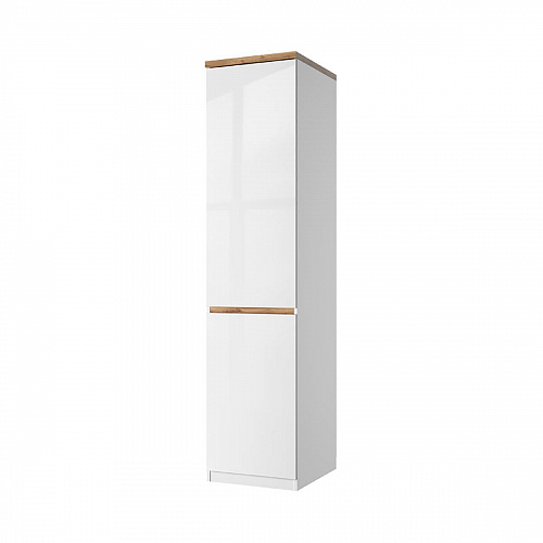 Шкаф TAURUS 1DG Белый/Дуб вотан