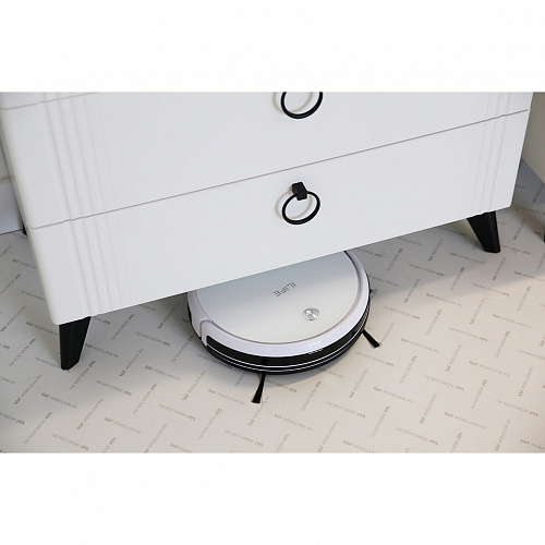 Комод Ева белое дерево/белый матовый