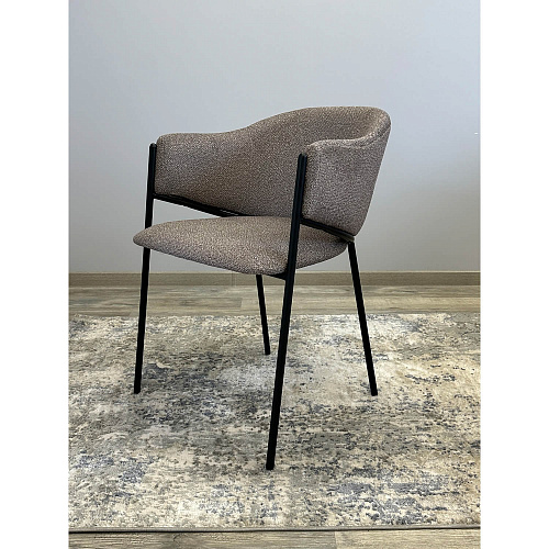 Стул Kenner 308SD черный/капучино B04