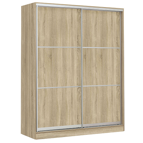 Шкаф-купе 2-х дверный 1755х590 ВАРИАНТ 3 Дуб сонома