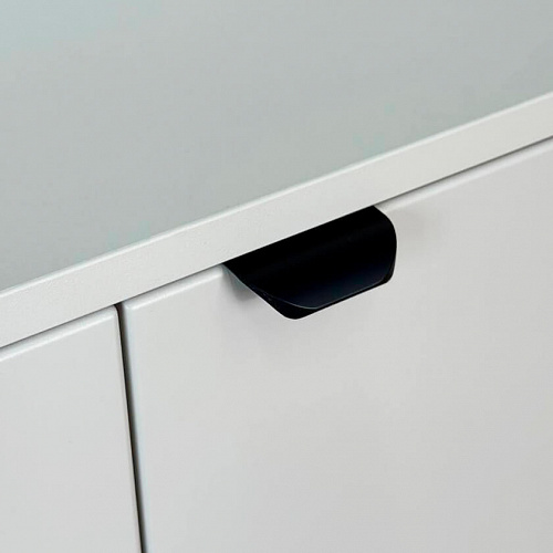 Комод Рич 3 кашемир/фрапучино матовый/черный