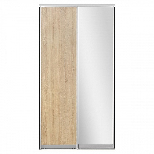 Шкаф-купе 2-х дверный 1210х590 ВАРИАНТ 2 Дуб сонома