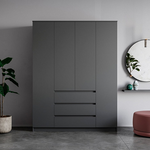 Шкаф Мори 1600.1 Графит