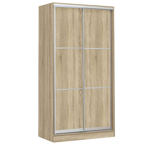 Шкаф-купе 2-х дверный 1210х445 ВАРИАНТ 3 Дуб сонома