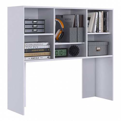 Надстройка стола компьютерного Лайт-2 белый