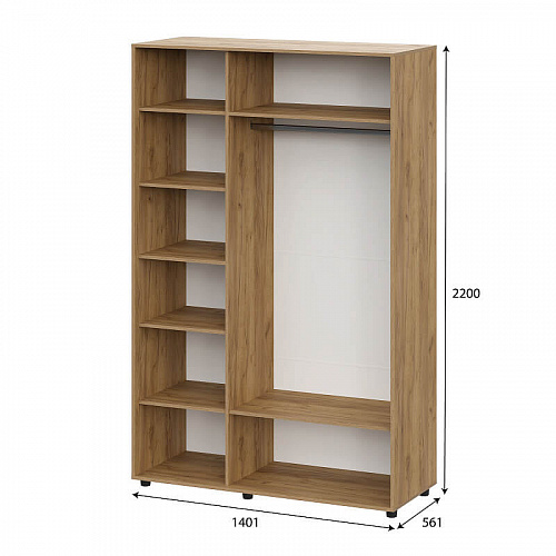 Спальный гарнитур Милан Дуб золотой/Белый матовый