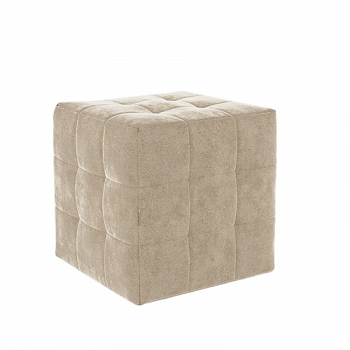 Пуф Рубик 2 капучино (велюр)