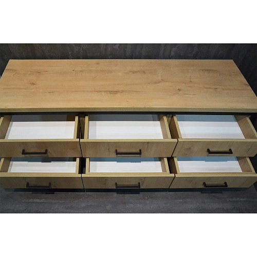 Тумба под ТВ Лофт DQ Madrid Дуб табачный