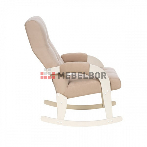 Кресло-качалка Спринг Слоновая кость/Velur V 18