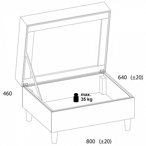 Пуф LOFT SIMPLE 24