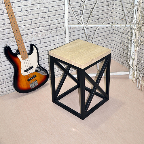 Табурет лофт DQ Form Fir Black