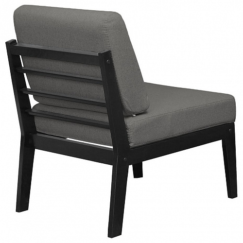 Кресло массив мягкое UNO GREY/Венге