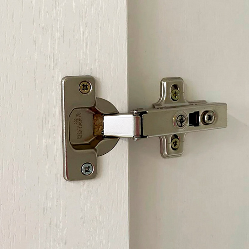 Шкаф однодверный Ева 100.01 белое дерево/белый матовый