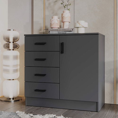 Комод К 800-1Д Графит