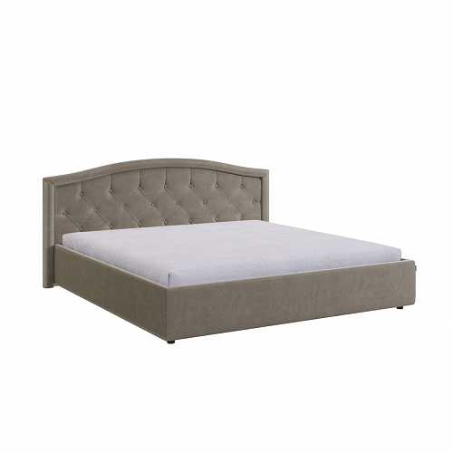 Кровать с подъемным механизмом Верона 2 180х200 латте (велюр)