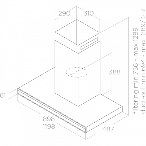 Вытяжка ELICA ELEMENT @ BLMAT/A/90-PRF0194415