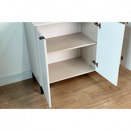 Комод Рич 3 кашемир/фрапучино матовый/черный