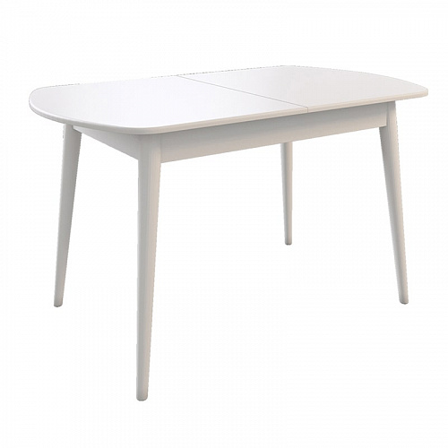 Стол обеденный раздвижной Сальса белый