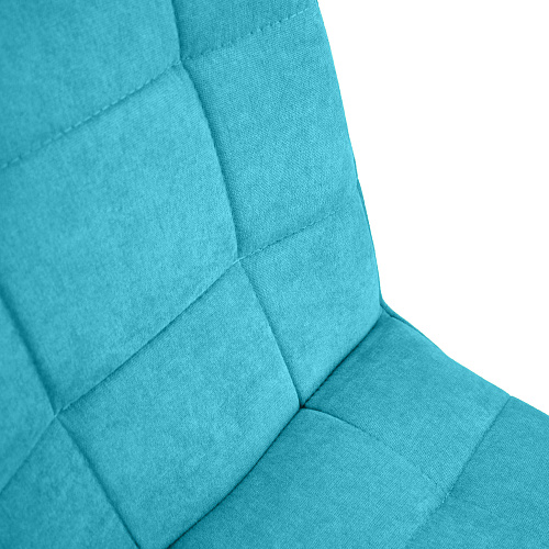 Стул Рица Лофт черный муар/Канди Бирюза