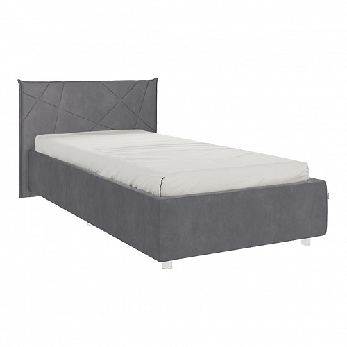 Набор детской мебели Зефир К6 белое дерево/серый (эмаль)/графит (велюр)