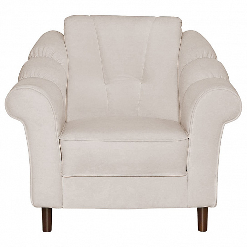 Кресло отдыха Ника Новое CATANIA LATTE/Орех