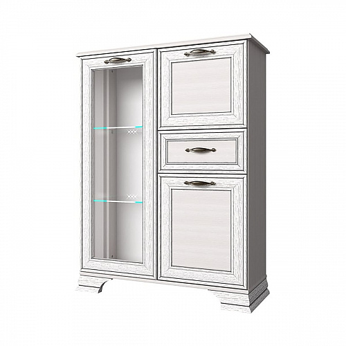 Тумба 1V2D1S TIFFANY Вудлайн кремовый