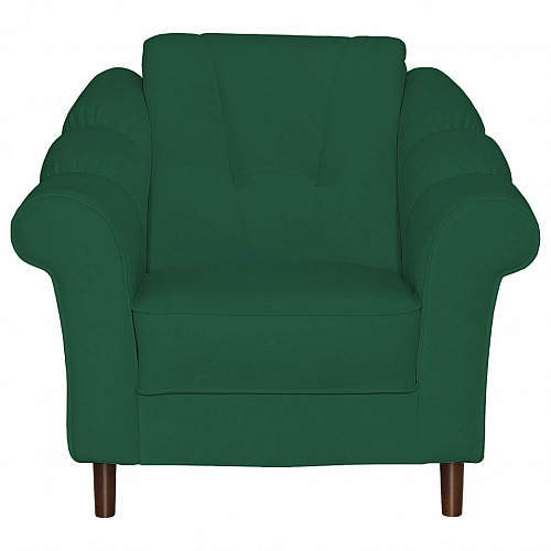 Кресло отдыха Ника Новое CATANIA IZUMRUD/Орех