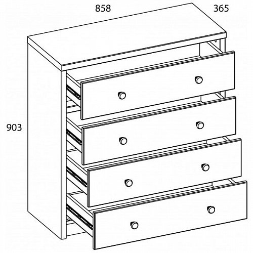 Комод 4S/D2 DIESEL дуб мадура/энигма