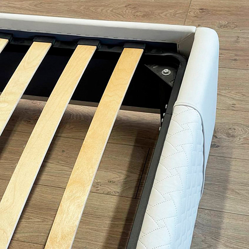 Кровать с подъемным механизмом Хлоя 120х200 крем (велюр)