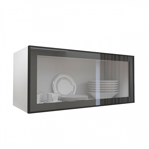 Фасад со стеклом из алюминиевого профиля 800х350