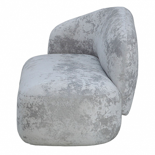 Софа Саваж PLUSH SILVER левая