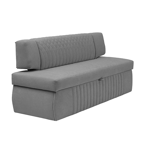 Кухонный диван Леонардо 183 Мелисса 34 Серый