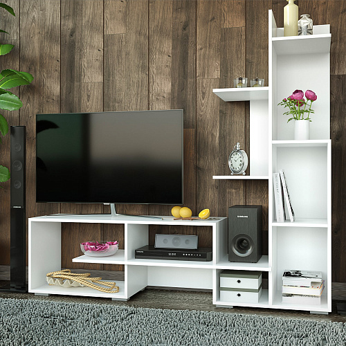 Тумба ТВ Глосса белый