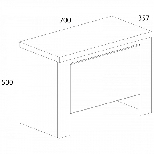 Прихожая TAURUS Белый/Дуб вотан