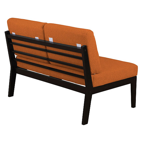 Диван-скамья массив мягкая Венге/UNO TERRACOTA