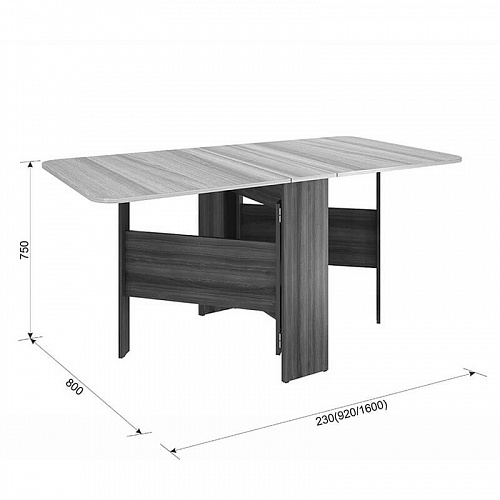 Стол-книжка раскладной Мечта 2 белое дерево