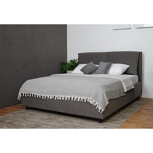 Кровать с подъемным механизмом Венеция 1400 Графит Софт