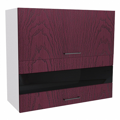 Модуль Шкаф навесной В800Г Астра Красное дерево патина