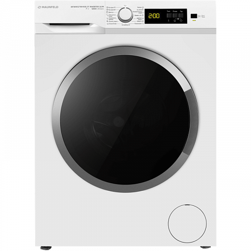Стиральная машина Maunfeld MFWM127WH100 ST INVERTER SLIM
