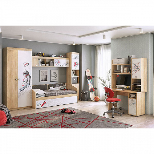 Набор детской мебели Энерджи К1 дуб сонома/белый